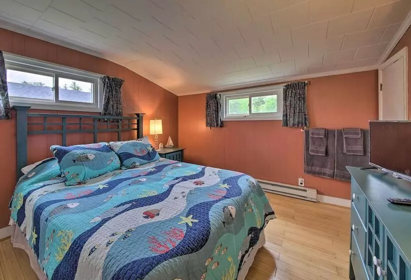 Pet Friendly Togus Pond Home: Kayak & Canoe!