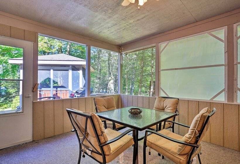 Pocono Lake Paradise W/ Private Beach & Dock!