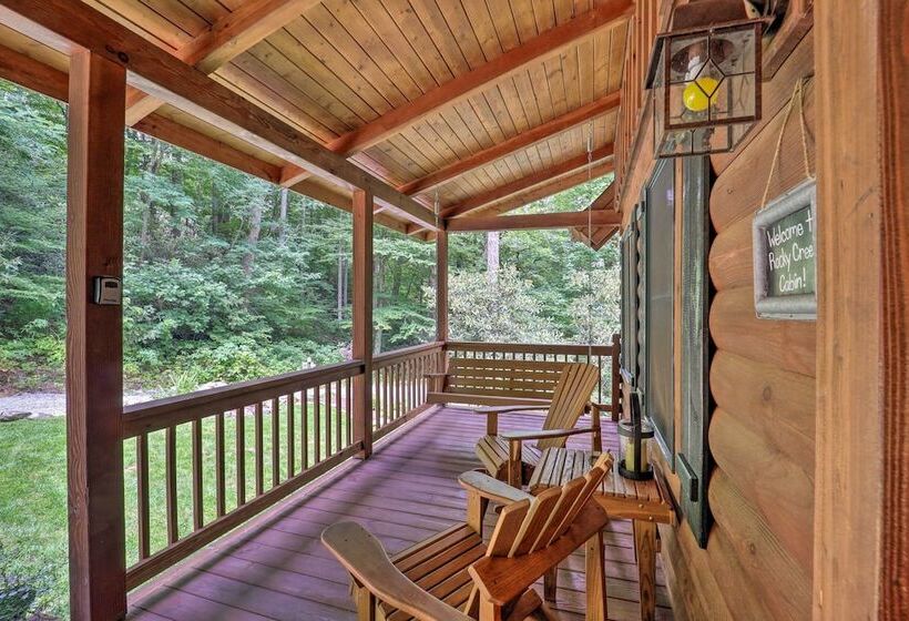 Peaceful  Rocky Creek Cabin  W/ Hot Tub & Views!