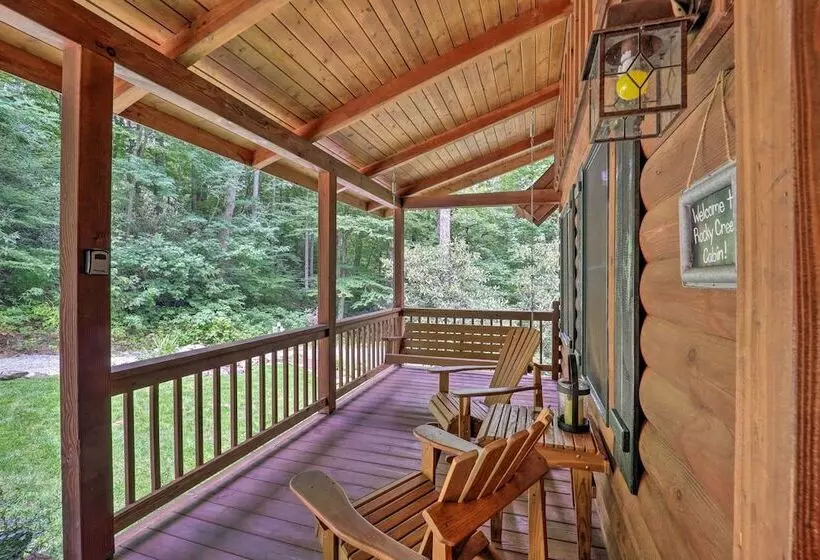 Peaceful  Rocky Creek Cabin  W/ Hot Tub & Views!