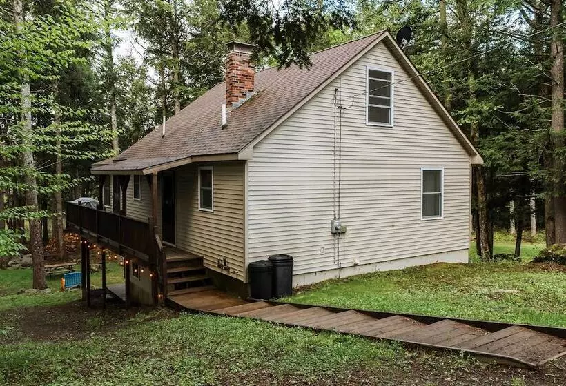 Waterfront Sebec Lake Home W/ Yard + Fire Pit