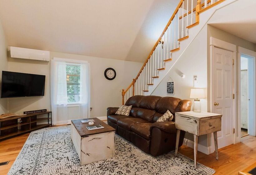 Waterfront Sebec Lake Home W/ Yard + Fire Pit