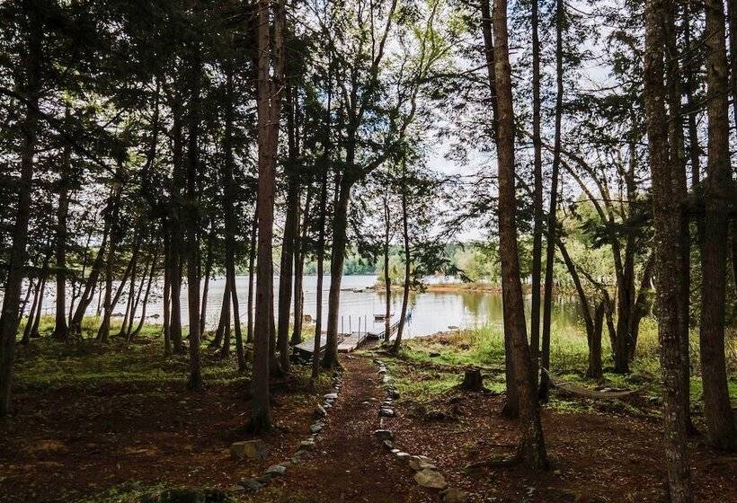 Waterfront Sebec Lake Home W/ Yard + Fire Pit