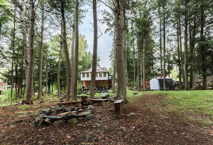 Waterfront Sebec Lake Home W/ Yard + Fire Pit