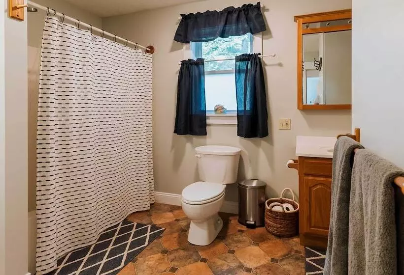 Waterfront Sebec Lake Home W/ Yard + Fire Pit