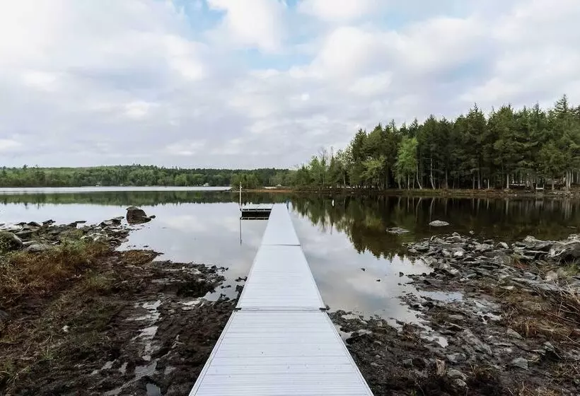Waterfront Sebec Lake Home W/ Yard + Fire Pit