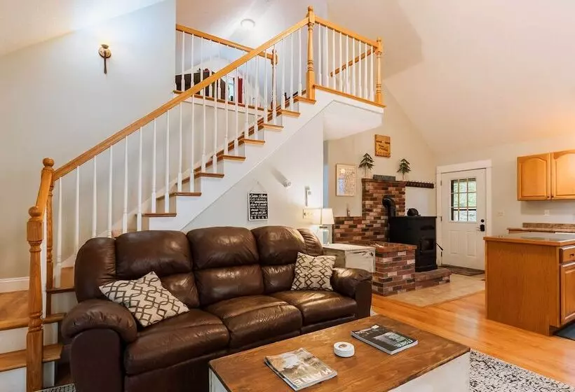 Waterfront Sebec Lake Home W/ Yard + Fire Pit