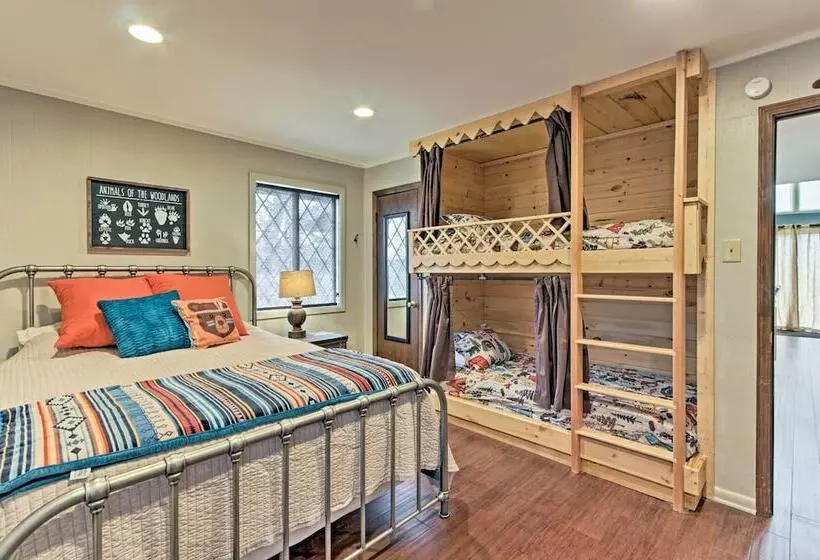 Camp Themed Sevierville Cabin W/ Hot Tub + Teepee!