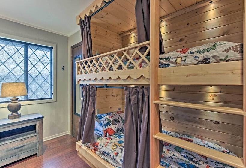 Camp Themed Sevierville Cabin W/ Hot Tub + Teepee!