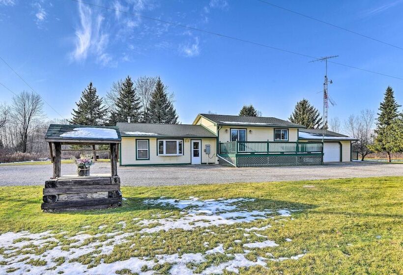 Cozy Cass City Retreat W/ Spacious Deck!