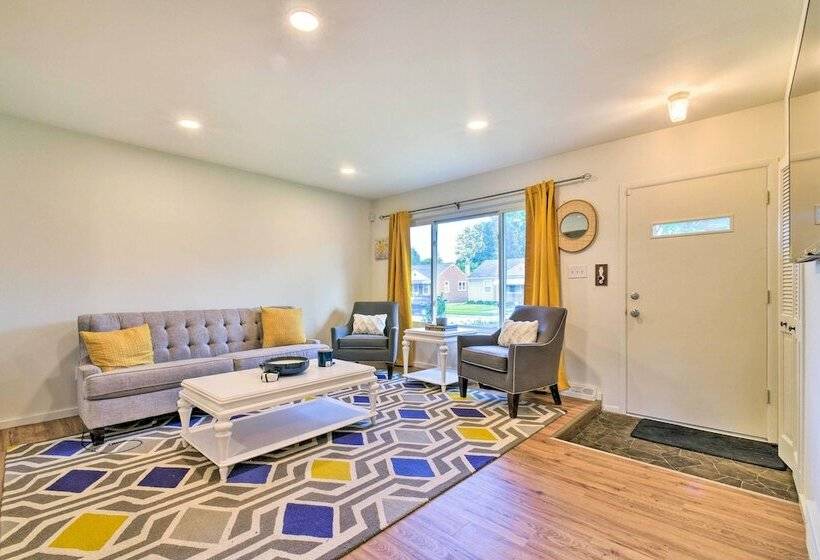 Cozy Center Line Home W/ Fenced Yard & Office