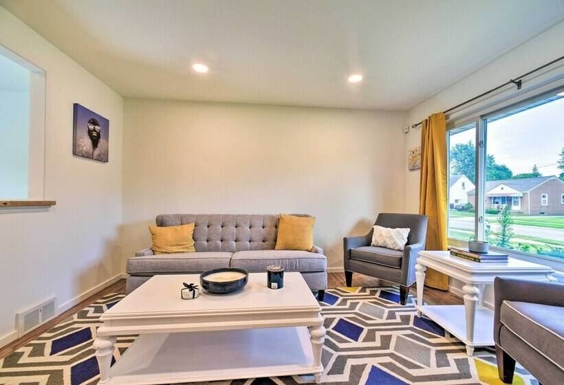 Cozy Center Line Home W/ Fenced Yard & Office