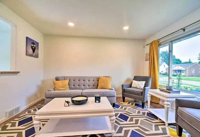 Cozy Center Line Home W/ Fenced Yard & Office