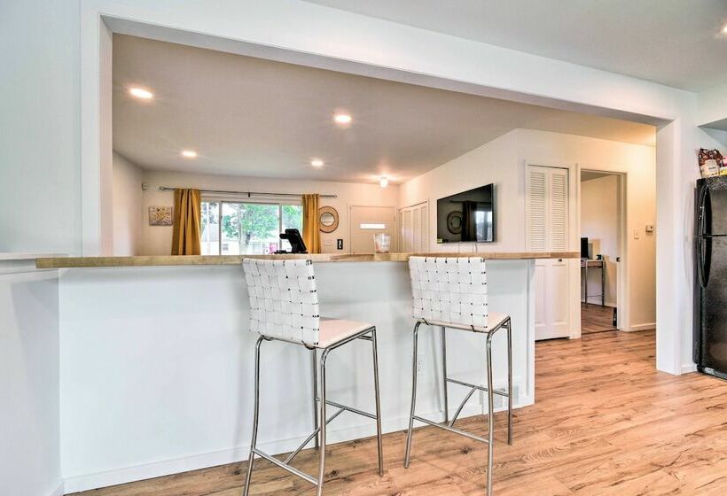 Cozy Center Line Home W/ Fenced Yard & Office