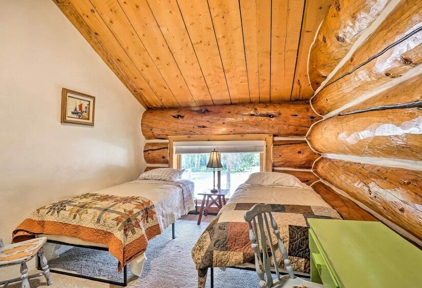 < 1 Mi To Lake Granby: Log Cabin W/ Fire Pit