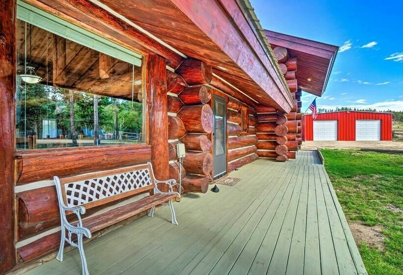 < 1 Mi To Lake Granby: Log Cabin W/ Fire Pit