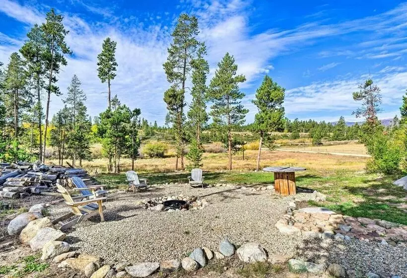 < 1 Mi To Lake Granby: Log Cabin W/ Fire Pit