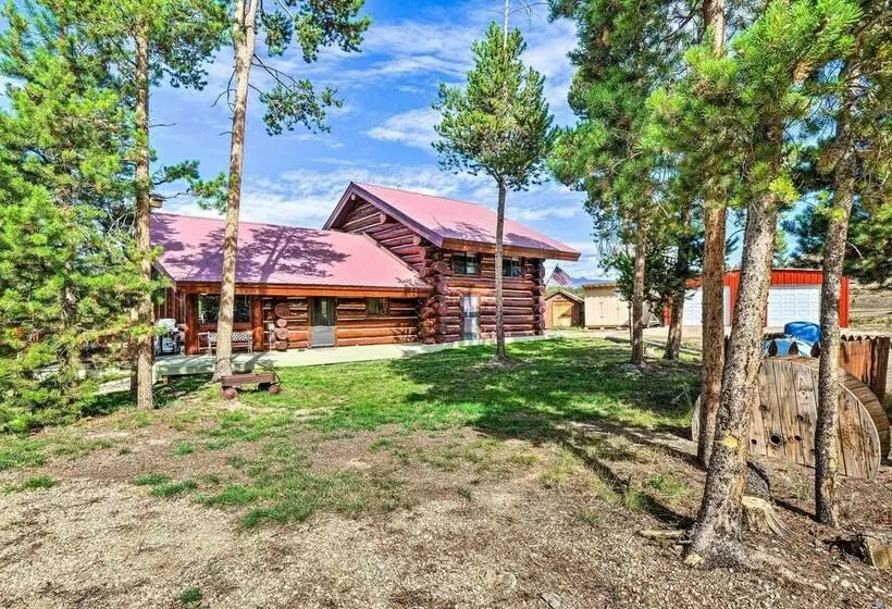 < 1 Mi To Lake Granby: Log Cabin W/ Fire Pit