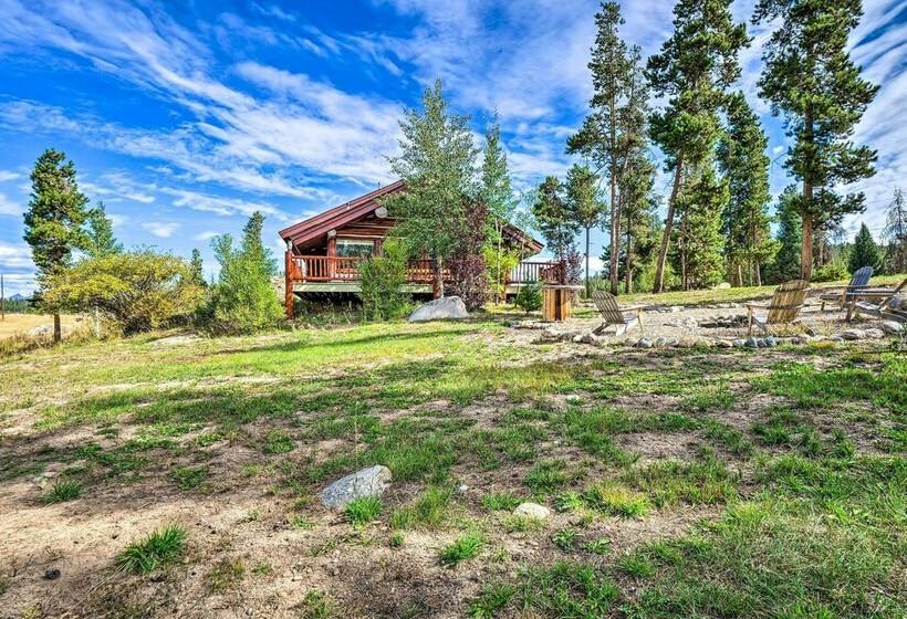 < 1 Mi To Lake Granby: Log Cabin W/ Fire Pit