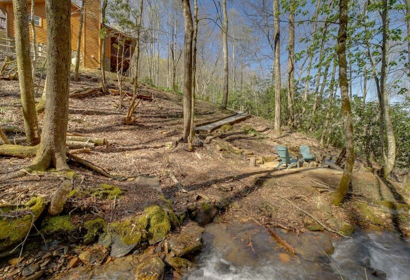 Peaceful Sylva Cabin W/ Mtn Views & Creek!