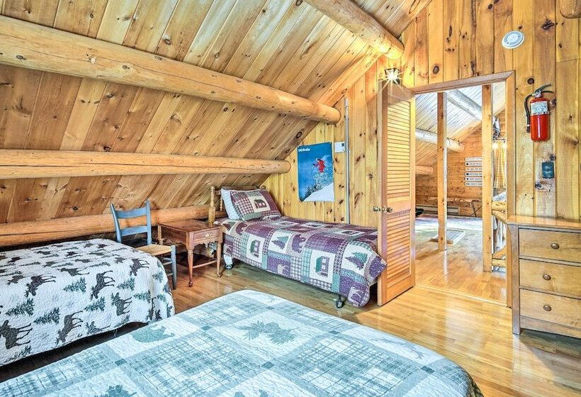 Andover Cabin Retreat W/ Hot Tub & Fireplace!