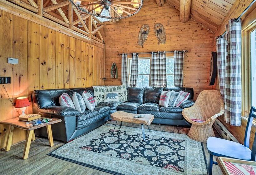 Andover Cabin Retreat W/ Hot Tub & Fireplace!