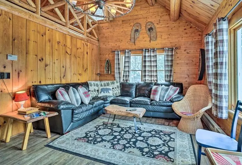 Andover Cabin Retreat W/ Hot Tub & Fireplace!
