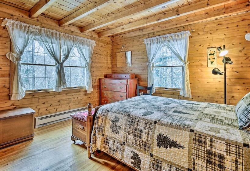 Andover Cabin Retreat W/ Hot Tub & Fireplace!