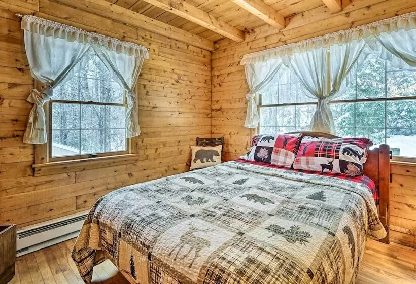 Andover Cabin Retreat W/ Hot Tub & Fireplace!