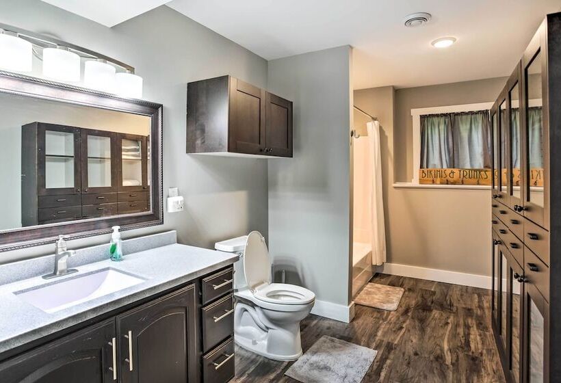 Cabin W/ Dock & Porch Across From Balsam Lake