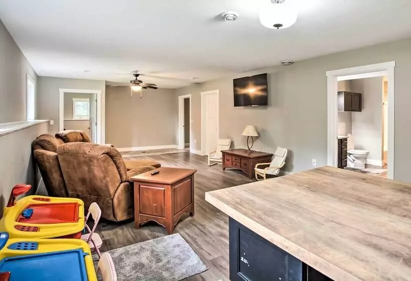 Cabin W/ Dock & Porch Across From Balsam Lake