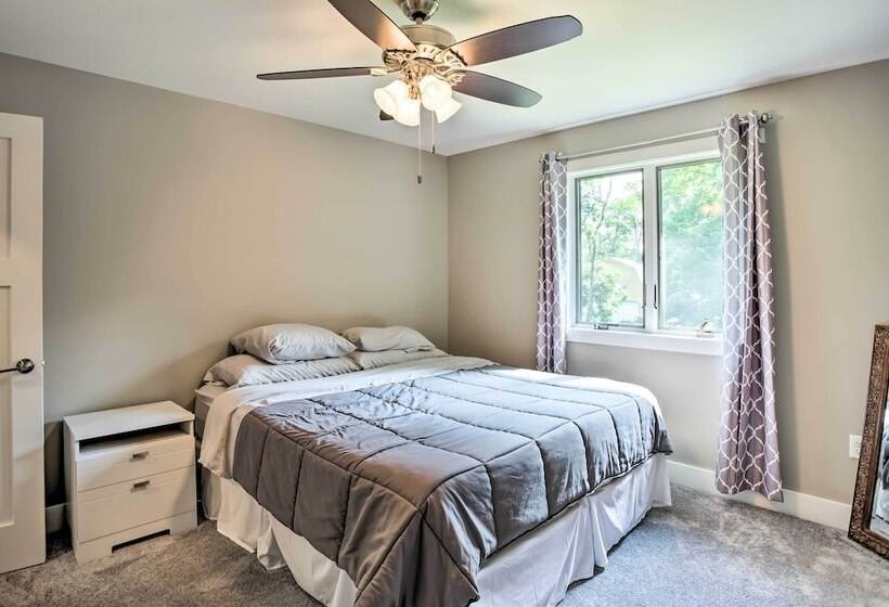 Cabin W/ Dock & Porch Across From Balsam Lake