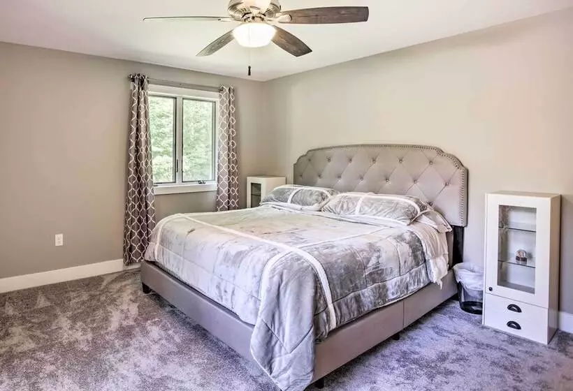 Cabin W/ Dock & Porch Across From Balsam Lake