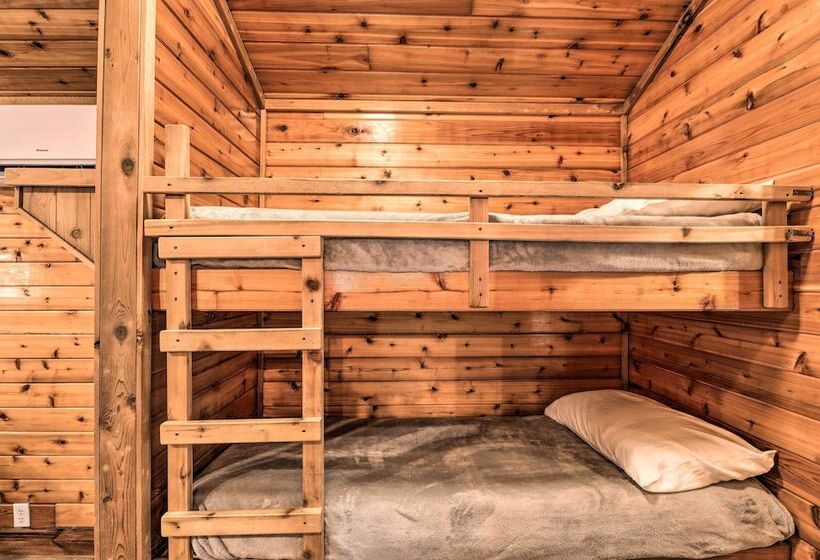 Charming New Bern Log Cabin Pets Welcome!