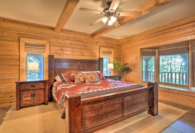 Country Cabin W/ Wraparound Deck & Views!