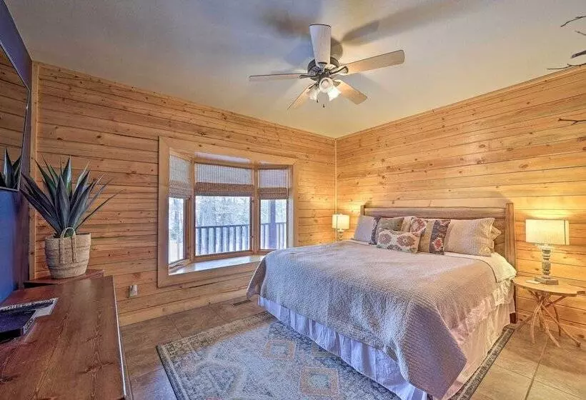 Country Cabin W/ Wraparound Deck & Views!