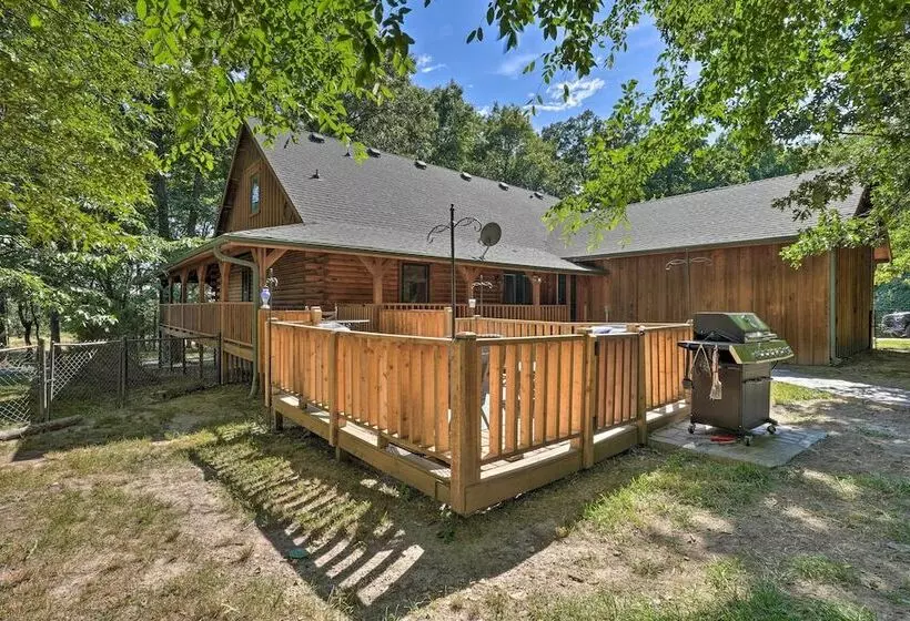 Country Cabin W/ Wraparound Deck & Views!
