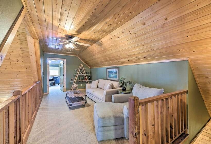 Country Cabin W/ Wraparound Deck & Views!