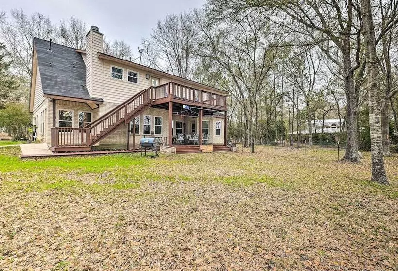 Waterfront Home W/ Boat Dock On Lake Conroe!