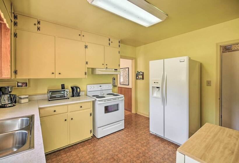 Quaint Creekside Home W/ Spacious Deck & Yard