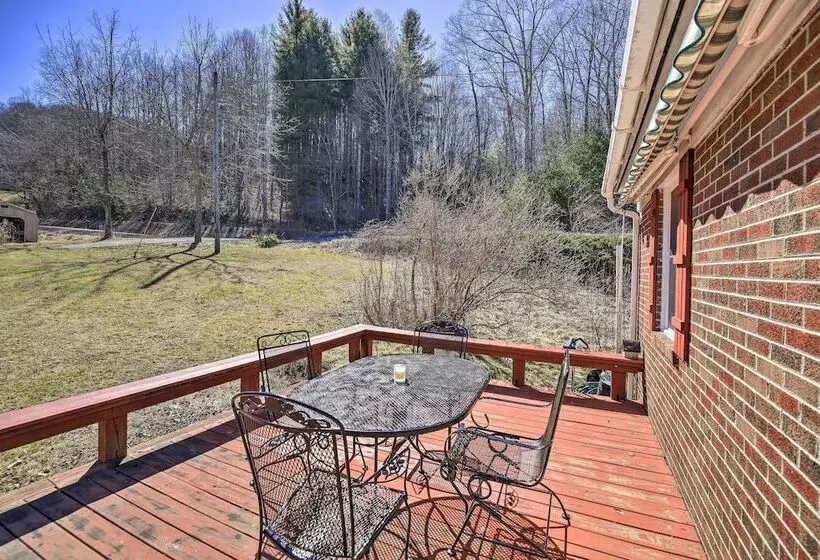 Quaint Creekside Home W/ Spacious Deck & Yard