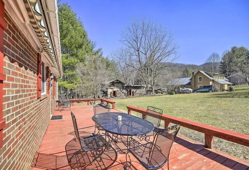 Quaint Creekside Home W/ Spacious Deck & Yard