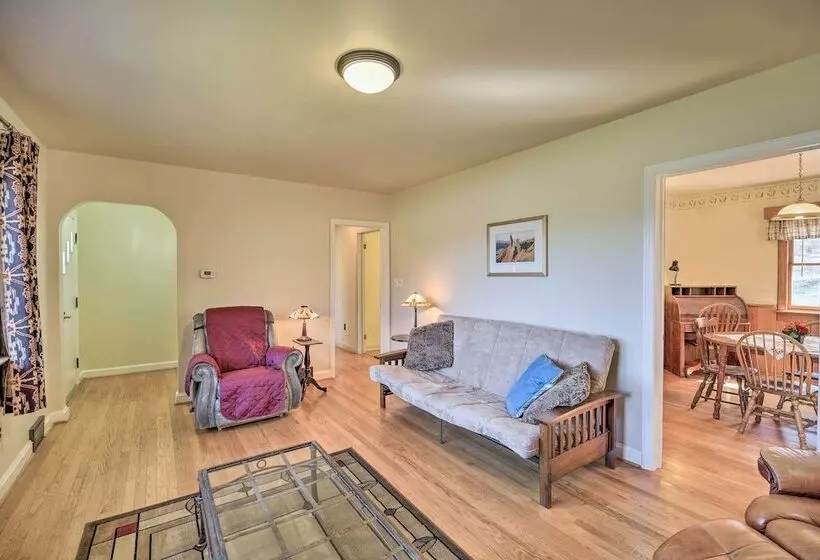 Quaint Creekside Home W/ Spacious Deck & Yard