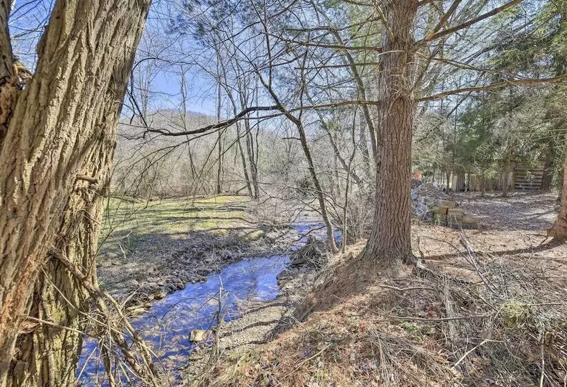 Quaint Creekside Home W/ Spacious Deck & Yard