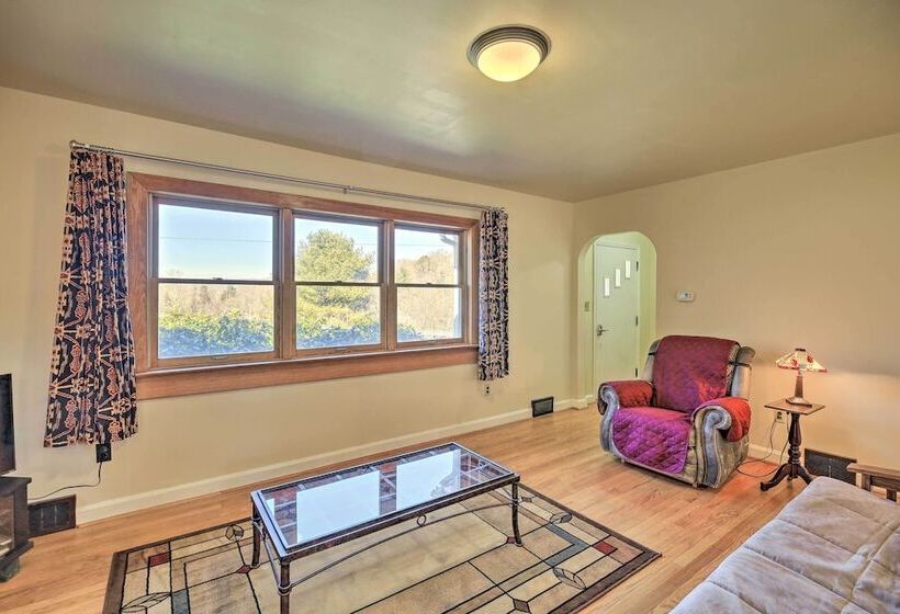 Quaint Creekside Home W/ Spacious Deck & Yard