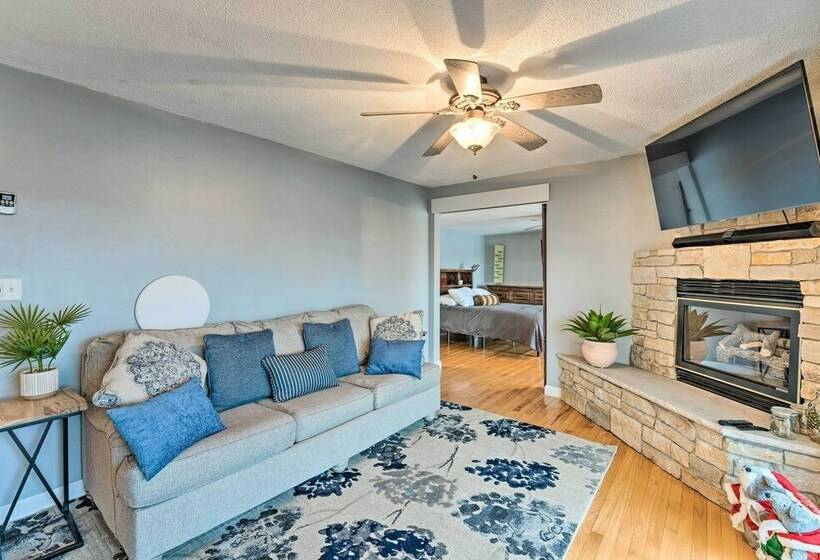 Riverfront Rockford Home W/ Fire Pit & Deck!