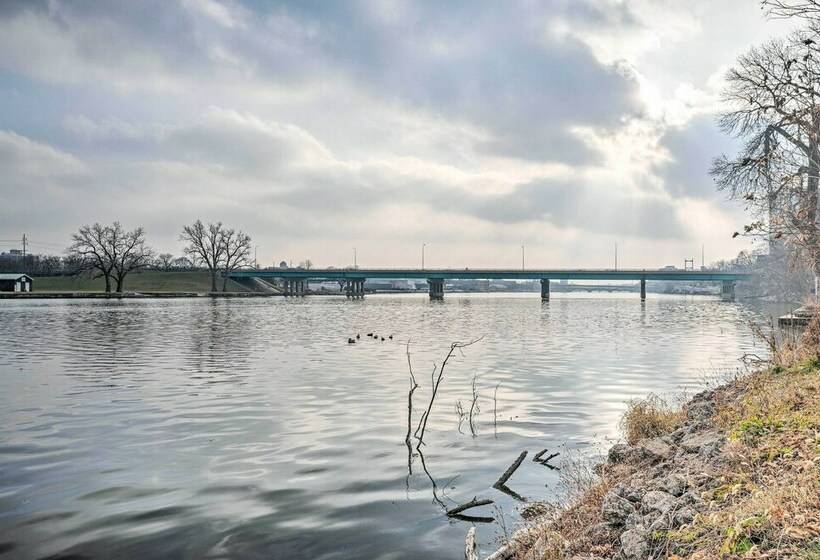 Riverfront Rockford Home W/ Fire Pit & Deck!