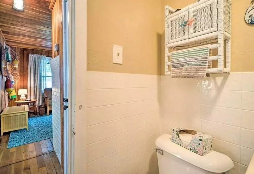 Serene River Retreat W/ Private Beach & Dock!