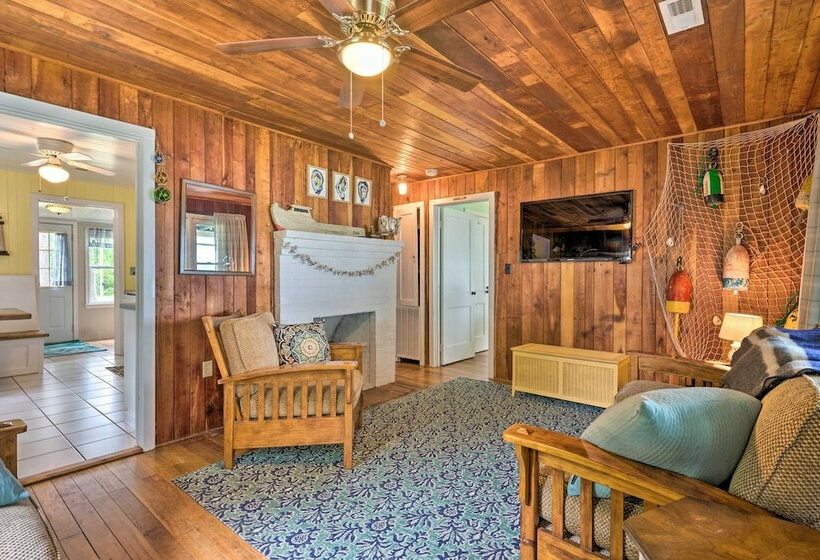 Serene River Retreat W/ Private Beach & Dock!