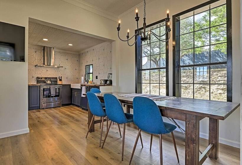 Trendy Fredericksburg Pad W/ Pool & Valley Views!